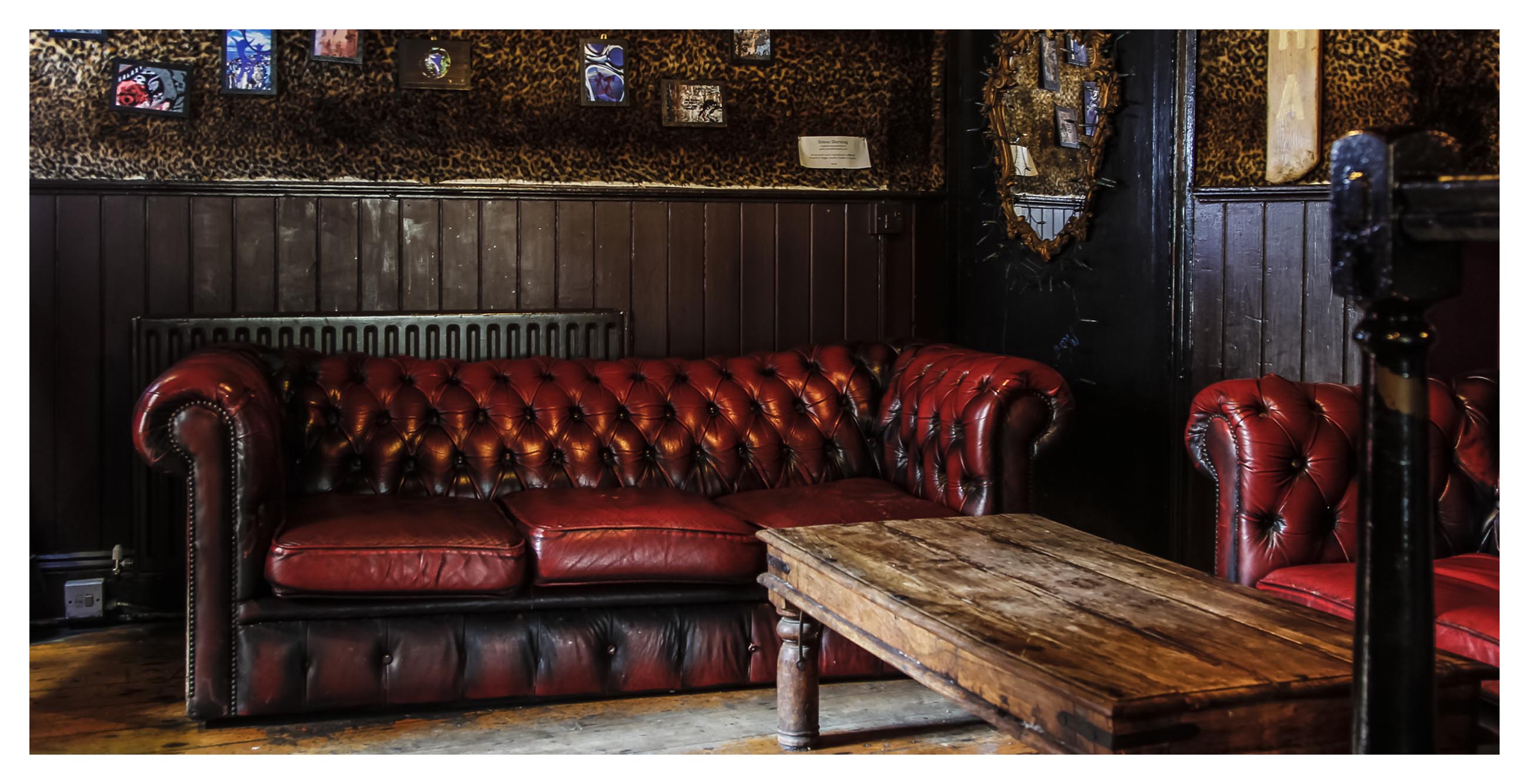 Cosy sofa area at the rear of the Caroline of Brunswick pub in Brighton